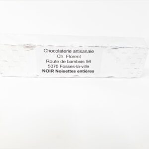 Bâton chocolat noir noisette 70g – - – Chocolaterie Chantale Florent