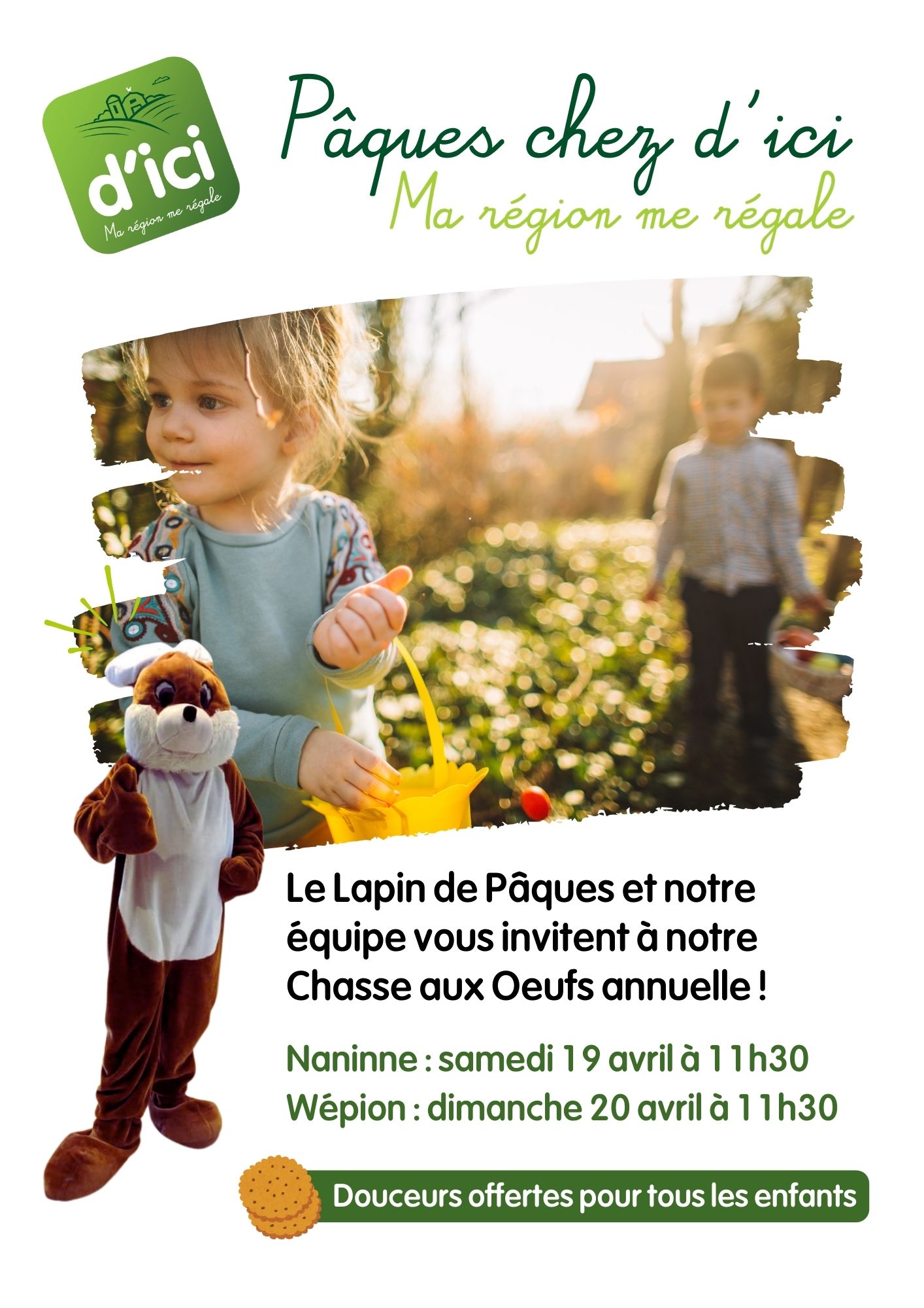 Chasse aux oeufs 2025